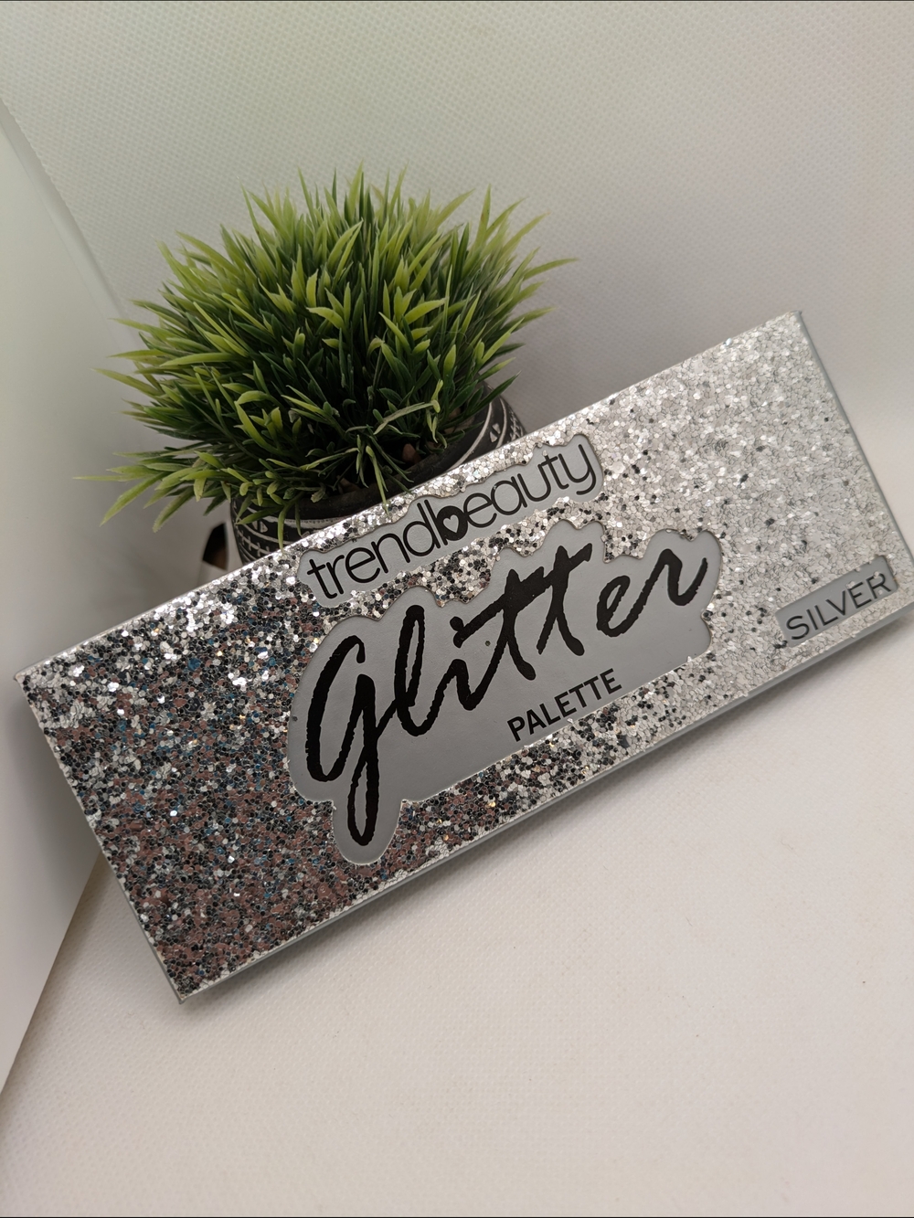 Trendbeauty Glitter Palette Silver Teal Purple Pink Brown Pressed Powder